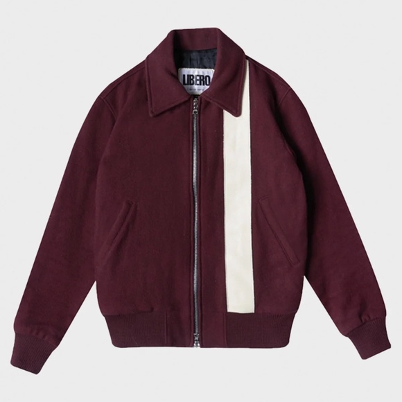 Libero Other - Libero Burgundy wool jacket- XXL